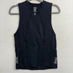 Zoot 1/2‎ Zip Cycling Shirt Black Womens XL Tank